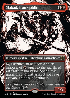 Slobad, Iron Goblin (borderless compleat foil)