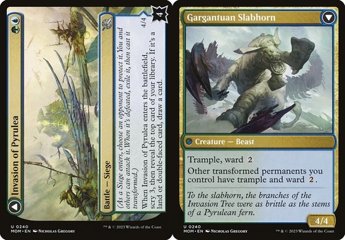 Invasion of Pyrulea // Gargantuan Slabhorn