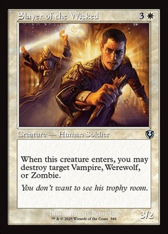 Slayer of the Wicked (retro foil)