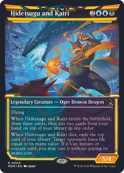 Hidetsugu and Kairi (showcase foil)