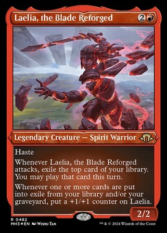 Laelia, the Blade Reforged (etched foil)