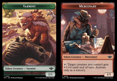 Varmint // Mercenary (token foil)