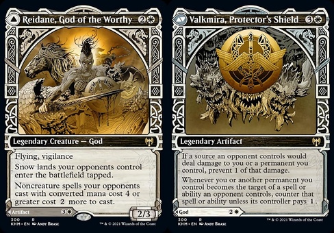 Reidane, God of the Worthy // Valkmira, Protector's Shield (showcase)
