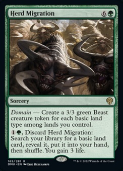 Herd Migration (promo pack stamp)