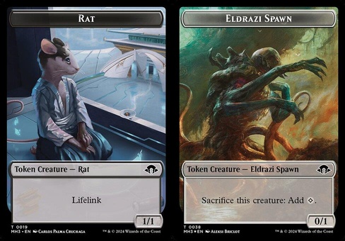 Rat // Eldrazi Spawn (token foil)