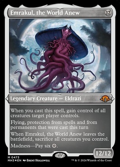 Emrakul, the World Anew (etched)