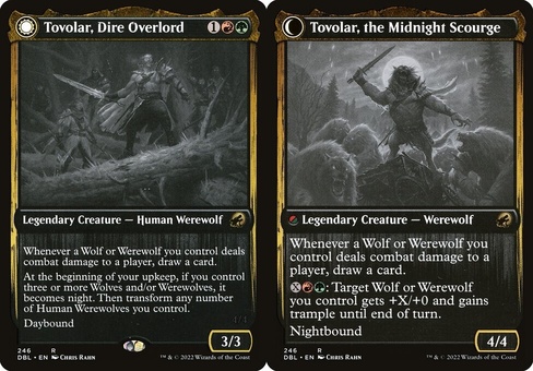 Tovolar, Dire Overlord // Tovolar, the Midnight Scourge