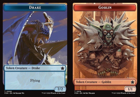 Drake // Goblin (token foil)