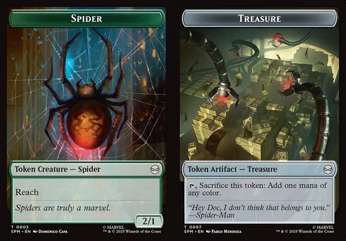 Spider // Treasure (token foil)