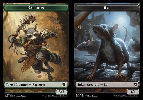 Raccoon // Rat (token)