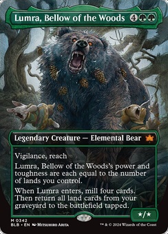 Lumra, Bellow of the Woods (borderless)