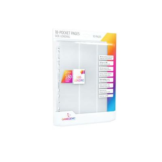 Gamegenic - 9-Pocket stránky do alba - Sideloading - White (10ks)