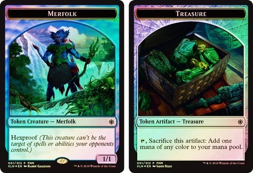 Merfolk // Treasure (token FNM promo)