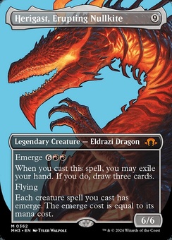Herigast, Erupting Nullkite (borderless foil)