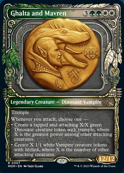 Ghalta and Mavren (showcase - foil)
