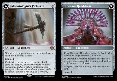 Paleontologist's Pick-Axe // Dinosaur Headdress