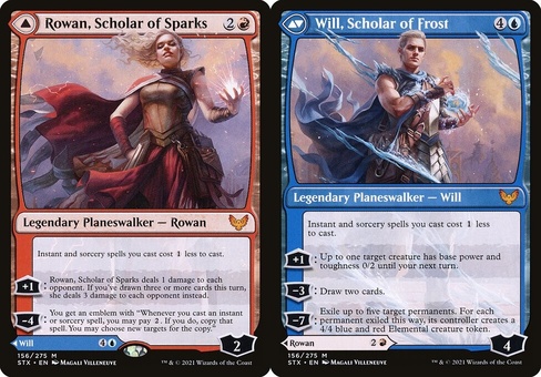Rowan, Scholar of Sparks // Will, Scholar of Frost