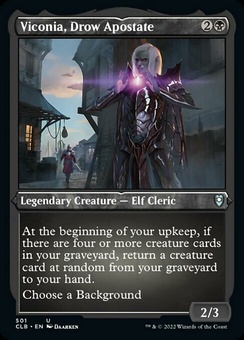 Viconia, Drow Apostate (etched foil)