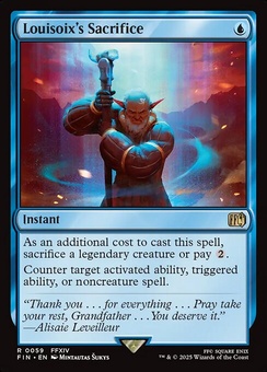 Louisoix's Sacrifice (foil)