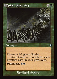 Spider Spawning (retro foil)