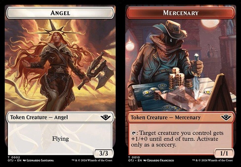 Angel // Mercenary (token foil)