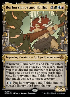 Borborygmos and Fblthp (showcase foil)