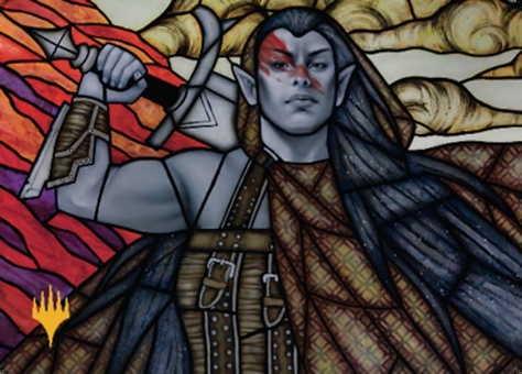 Radha, Coalition Warlord (showcase - art series, stamped)