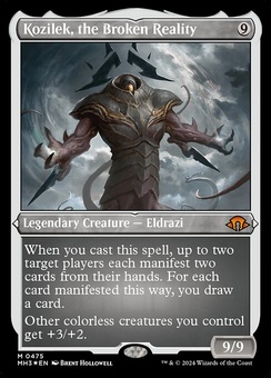 Kozilek, the Broken Reality (etched)