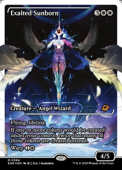 Exalted Sunborn (showcase fracture foil)
