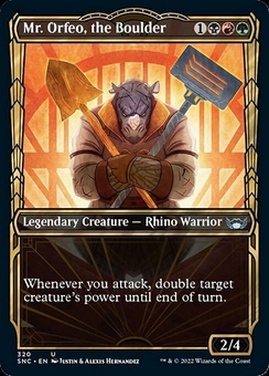 Mr. Orfeo, the Boulder (showcase)