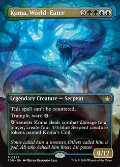 Koma, World-Eater (borderless foil)