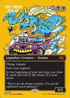 The Speed Demon (borderless boxtopper)
