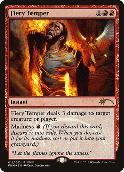 Fiery Temper (FNM promo - foil)