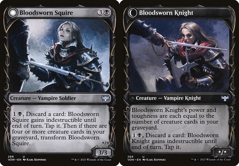 Bloodsworn Squire // Bloodsworn Knight (showcase)