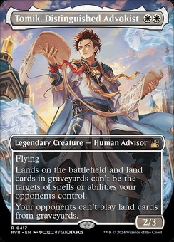 Tomik, Distinguished Advokist (borderless foil)
