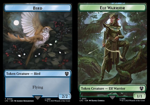 Bird // Elf Warrior (token)