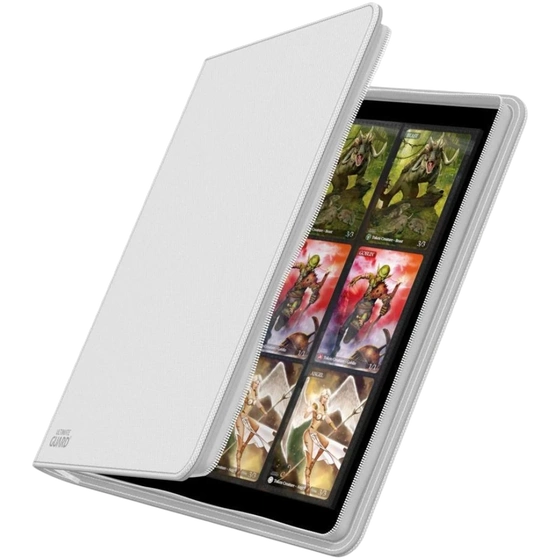 Ultimate Guard Zipfolio XenoSkin 24-Pocket White