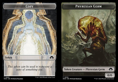 Copy // Phyrexian Germ (token foil)