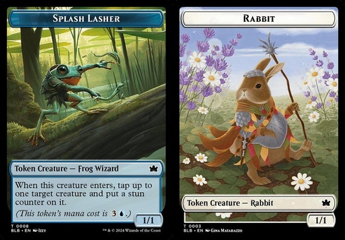 Splash Lasher // Rabbit (token foil)