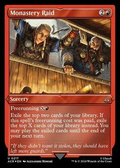Monastery Raid (etched)