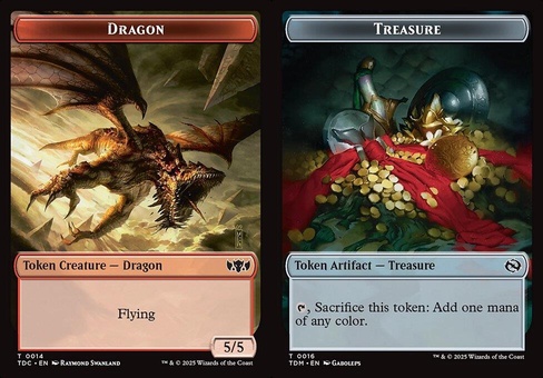 Dragon #14 // Treasure (token)