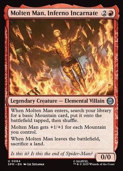 Molten Man, Inferno Incarnate (foil)