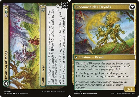 Invasion of Moag // Bloomwielder Dryads