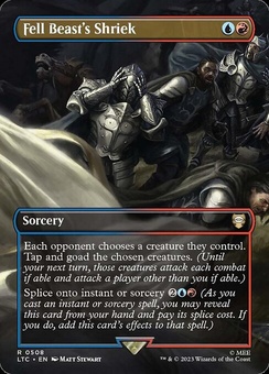 Fell Beast's Shriek (borderless etched foil)