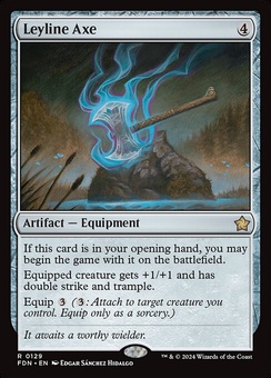 Leyline Axe (foil)
