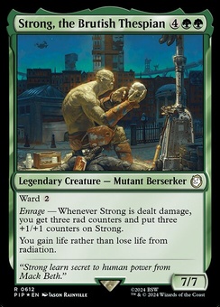 Strong, the Brutish Thespian (surge foil)