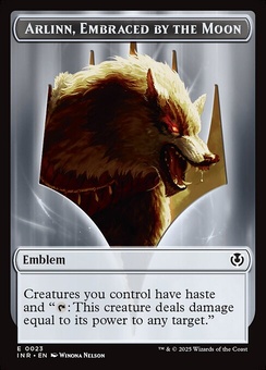 Arlinn, Embraced by the Moon Emblem (token)