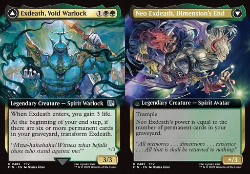 Exdeath, Void Warlock // Neo Exdeath, Dimension's End (extended art)