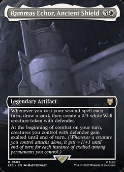 Rammas Echor, Ancient Shield (borderless etched foil)