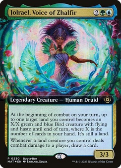 Jolrael, Voice of Zhalfir (extended art buy a box foil)